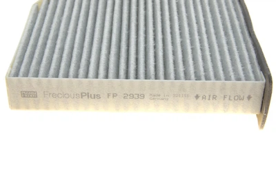 Фільтр салону VW Caddy 1.9TDI 03- вугільний/антибактеріальний FP 2939 MANN-FILTER