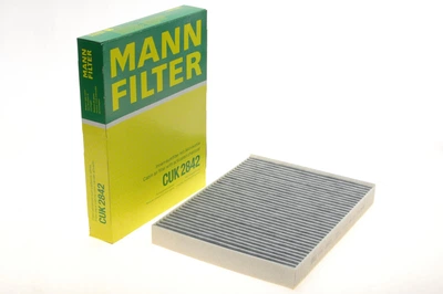 Фільтр салону VW T5 03-15/T6 15-/Porsche Cayenne 02-10/Audi Q7 06-15 вугільний CUK 2842 MANN-FILTER