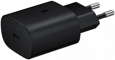 Мережевий зарядний пристрій Samsung Power Adapter EP-TA800 25W USB-C Black (EP-TA800NBE) OEM