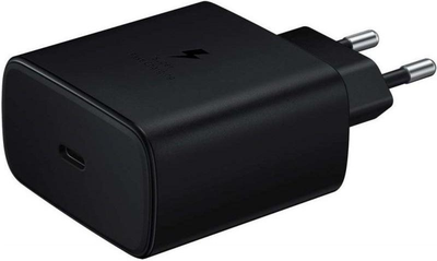 Мережевий зарядний пристрій Samsung Power Adapter EP-TA845 45W USB-C Black (EP-TA845NBE) OEM