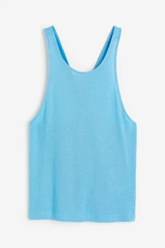 Майка H&M S голубой 25061182592