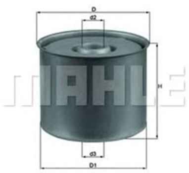 Фильтр топливный Knecht/MAHLE (KX 23D)