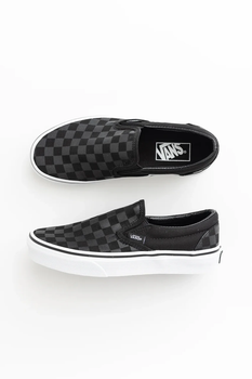 Слипоны Vans "Off The Wall" Classic Slip-On CHBD Black размер 46 стелька 30 см, черный