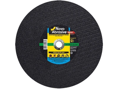 Диск вiдрiзний по металу NovoAbrasive 400мм х 4мм х 32мммм Profi 41