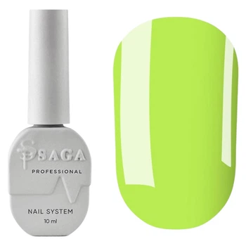 Гель-лак SAGA Professional Colorist 020 неоновый салатовый, 10 мл