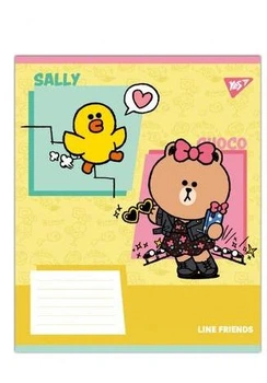 Тетрадь ученическая школьная А5/24 кл. Yes Line Friends Funny, 767643