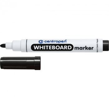Маркер сухостираемый Centropen 8559/01 круглый Черный