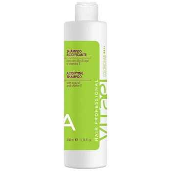 Шампунь для фарбованого волосся Vitael Colored Hair ACIDIFYING SHAMPOO, 300 мл зволожує, живить, регенерує, омолоджує та захищає від втрати пігменту кольору з волосся