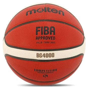 М'яч баскетбольний Composite Leather №5 MOLTEN (коричневий) (B5G4000_Коричневий)