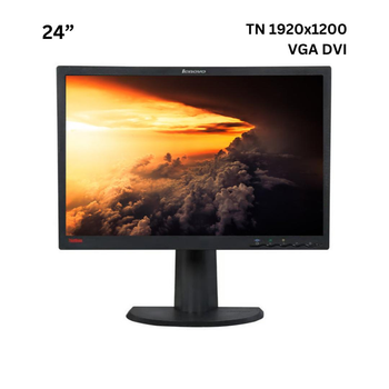 Монитор 24" Lenovo ThinkVision LT2440pwC TN 1920x1200 Full HD 16:10 VGA DVI USB (MLL2440pwC-A) Б/У