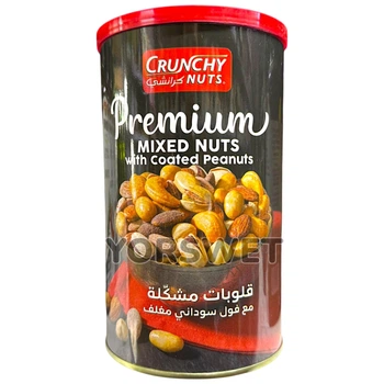 Суміш горіхів Crunchy Nuts Premium Mixed Nuts with Coated Peanuts 450 г (0625)