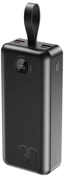 Powerbank XO PR240 30000mAh PD20W + QC22.5W Black (PR240_Black)