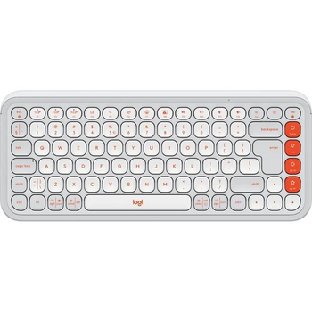 Клавіатура Logitech POP Bluetooth UA Off-White (920-013072)