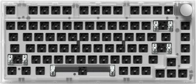 Клавиатура FL ESPORTS DIY-barebone MK750 White Transparent Three-Mode (MK750-5880)