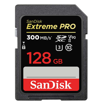 Карта памяти SD 128Gb SanDisk Extreme PRO UHS-II C10 V90 (SDSDXDK-128G-GN4IN)