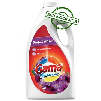 Гель для стирки Gama Buque Roxo с цветочным ароматом 4050 мл 90 стирок