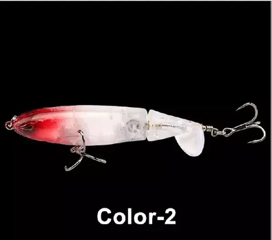 Воблер Topwater Пропбейт приманка 10.5 cm 16.5 g обертовий хвіст Color 2