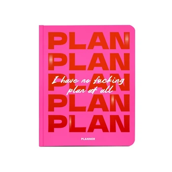 Планер Orner I have no plan at all, розовый (orner-2744)