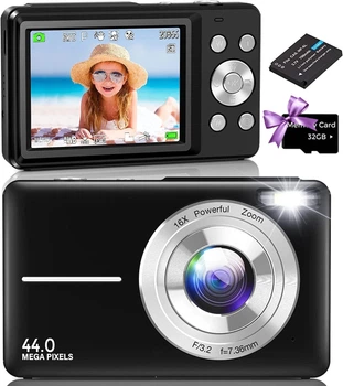 Фотоаппарат Vahoiald DC403 44Мп / Full HD 30fps / 16X зум / Черный Б/В