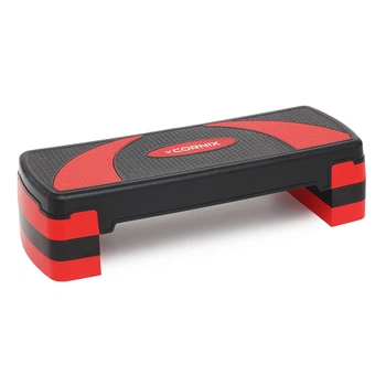 Степ-платформа 3-ступінчаста Cornix 78 х 29 х 10-20 см XR-0185 Black/Red