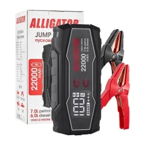 Пусковий пристрій ALLIGATOR 1000 A / 2000 A 22000 mAh (JS845)