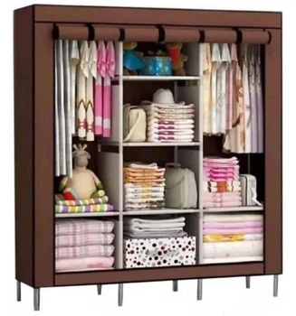 Тканевый складной шкаф для одежды и обуви 175х130х45 см Storage Wardrobe 88130 AN