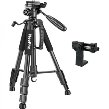 Штатив трипод профессиональный для камеры смартфона видеокамеры NeePho Tripod NP-8850 175 см Black/Черный