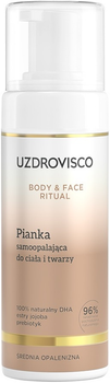 Піна для автозасмаги для тіла та обличчя Uzdrovisco Body & Face Ritual 150 мл (5904917484128)