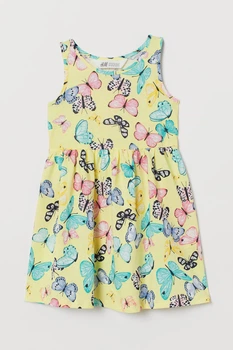 Летнее платье для девочки H&M 122-128 размер желтое 0690950029