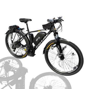 Велосипед с Е-комплектом с багажником Royal 29" FOX 2025 48 В 500Вт MXSUS 10 Ah/ до 35 км запас хода+дисплей LSD4+Pas-асистент