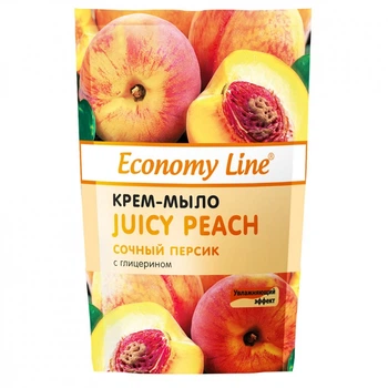 Жидкое мыло Sama Economy Line Сочный персик с глицерином 460 г (4820270630525)
