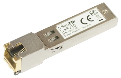Трансивер MikroTik S+RJ10 SFP+, 1x10GE (S+RJ10)