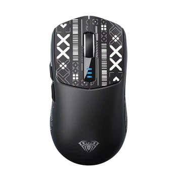 Миша бездротова ігрова AULA SC580 PAW3325 Print, 12000 DPI 2,4G+Bluetooth Black