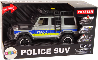 Samochód policyjny Lean Toys terenowe z napędem frykcyjnym 1:14 (15470) (5905515358484)