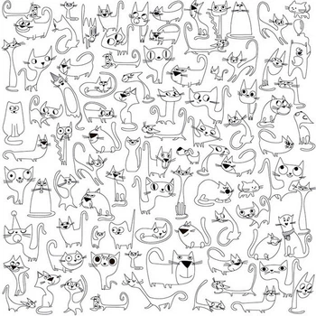 Обои-раскраски Коты 60*60 C-60008 1507970