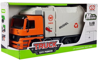 Śmieciarka Lean Toys z napędem i koszem na śmieci (4826) (5907625586405)