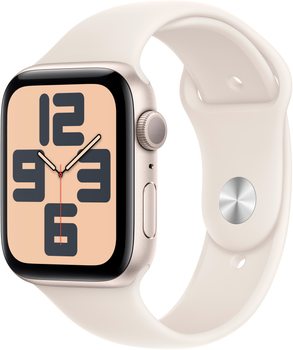 Смарт-часы Apple Watch SE GPS + Cellular 40mm Starlight Aluminium Case with Starlight Sport Band - S/M (MXGJ3QH/A)