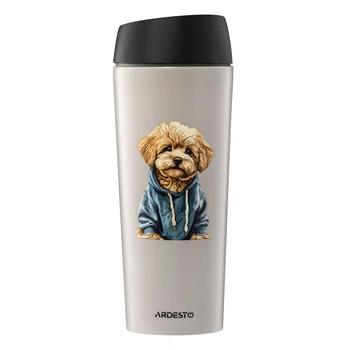 Термочашка Ardesto Coffee Time Maltipoo AR2645MP 450 мл бежева 4991905