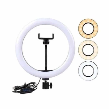 Кольцевая Led лампа xd 260 26см без коробки usb селфи лампа кольцо для фото кольцевой свет