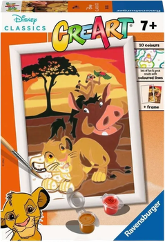 Malowanie po numerach Ravensburger CreArt The Lion King (4005556202232)