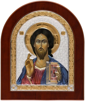Ікона срібна Ekklesia Спаситель (17,3x20,8 см.) (6688/3WMCCO)