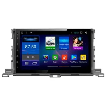 Штатная автомагнитола с навигацией Gps для автомобилей Toyota Highlander 2015 10 дюймов Android 10.1