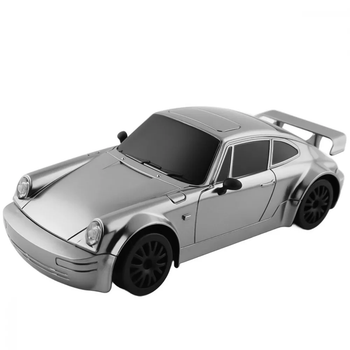 Машинка Porsche 993 Carrera Drift RC Car, 2.4 ГГц, скорость 15 км/ч, серебряный корпус