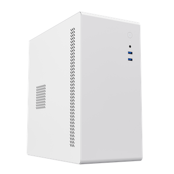 Корпус для ПК GAMEMAX A200-WH-NP без блока живлення micro-ATX корпус для офісу та дому White