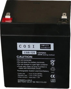 Акумуляторна батарея для ДБЖ Cosi CSB-125 12V 5Ah AGM NV820962