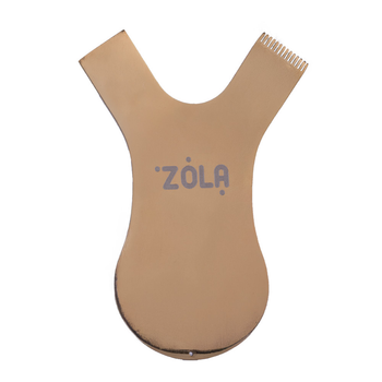 Аплікатор-гребінець для фіксації вій металевий ZOLA Comb Applicator золотий