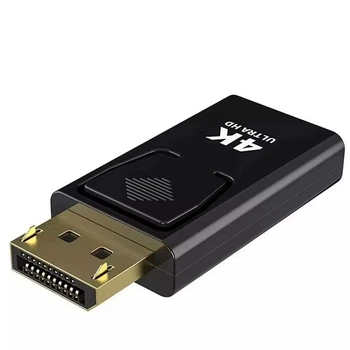 Адаптер DP M to HDMI F, 4K 60Hz, 2K 144Hz, 50x22mm, black