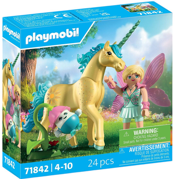 Zestaw zabawek dla dzieci Playmobil Jednorożec do kolekcjonowania: Sunshine Blossom z wróżką (71842) (4008789718426)