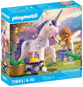 Zestaw zabawek dla dzieci Playmobil Jednorożec do kolekcjonowania: Lucky Lavender z wróżką (71843) (4008789718433)
