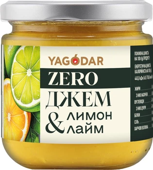 Джем Yagodar Лимон-лайм без сахара 210 г (2643917714)